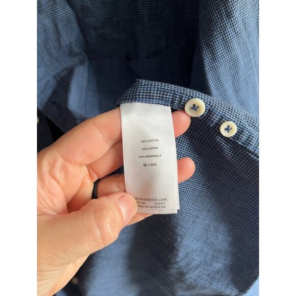 J.Crew blue  button up size large - Picture 3 of 5